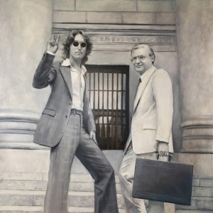Leon Wildes and John Lennon