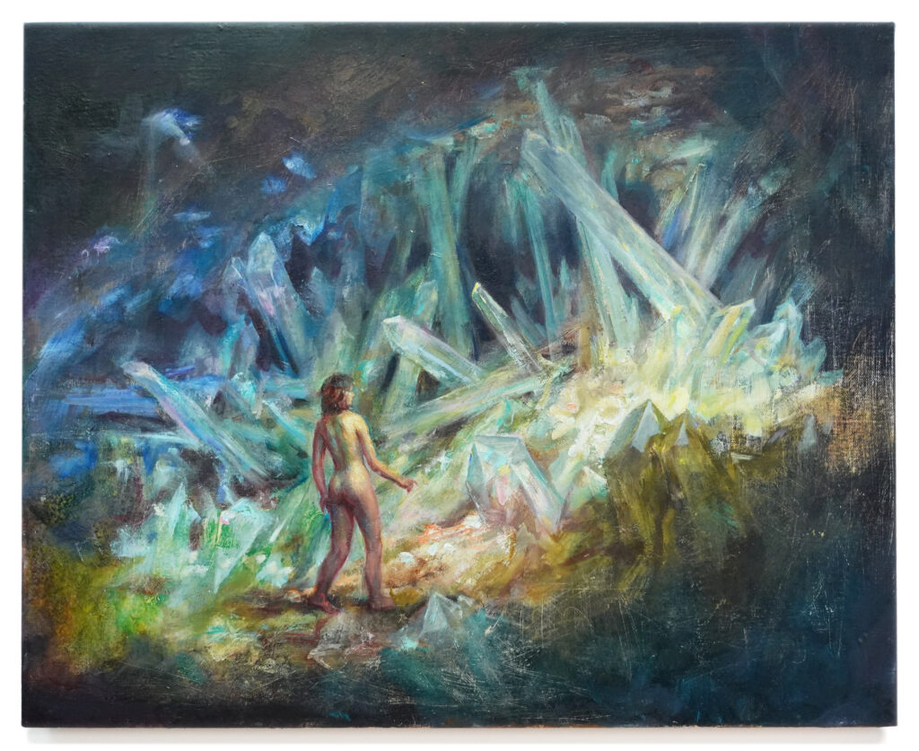 "Journey Inward," oil on canvas, 16"x20," 2026